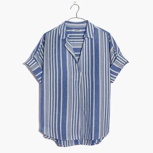 Madewell linen popover, button back (S)